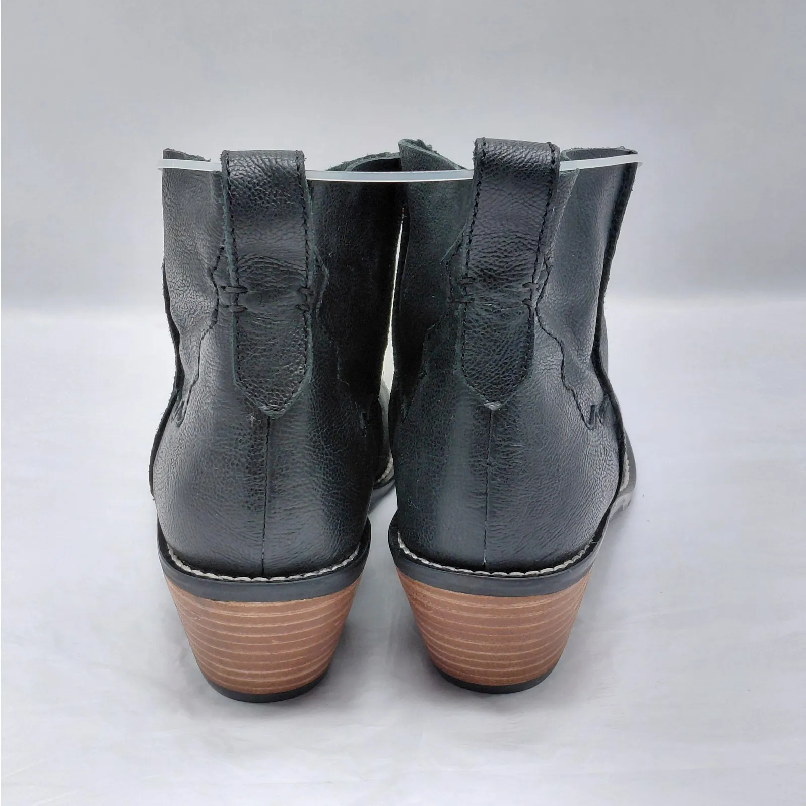 Kelsi Dagger Brooklyn Kamper Ankle Booties Womens 6.5 Black Western Cowgirl Boot - Image 8