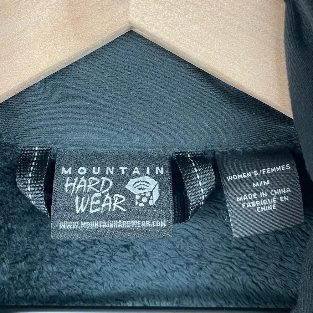 Mountain Hardwear Women's Pyxis Tech Furry Fleece Jacket Black Size Medium - Image 5