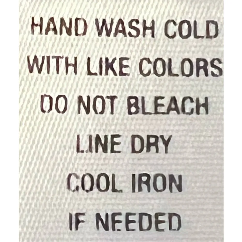 Sami & Jo Women's Blue Black White‎ Printed Long Sleeve Button Front Size M - Image 5