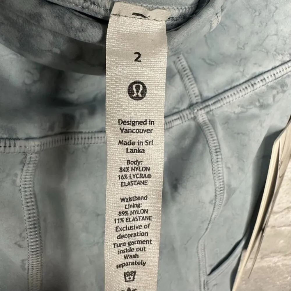 Lululemon Fast and Free High Rise Short 10" Tie Dye NWT Size 2 (ITYB) LW7BKCS - Image 11