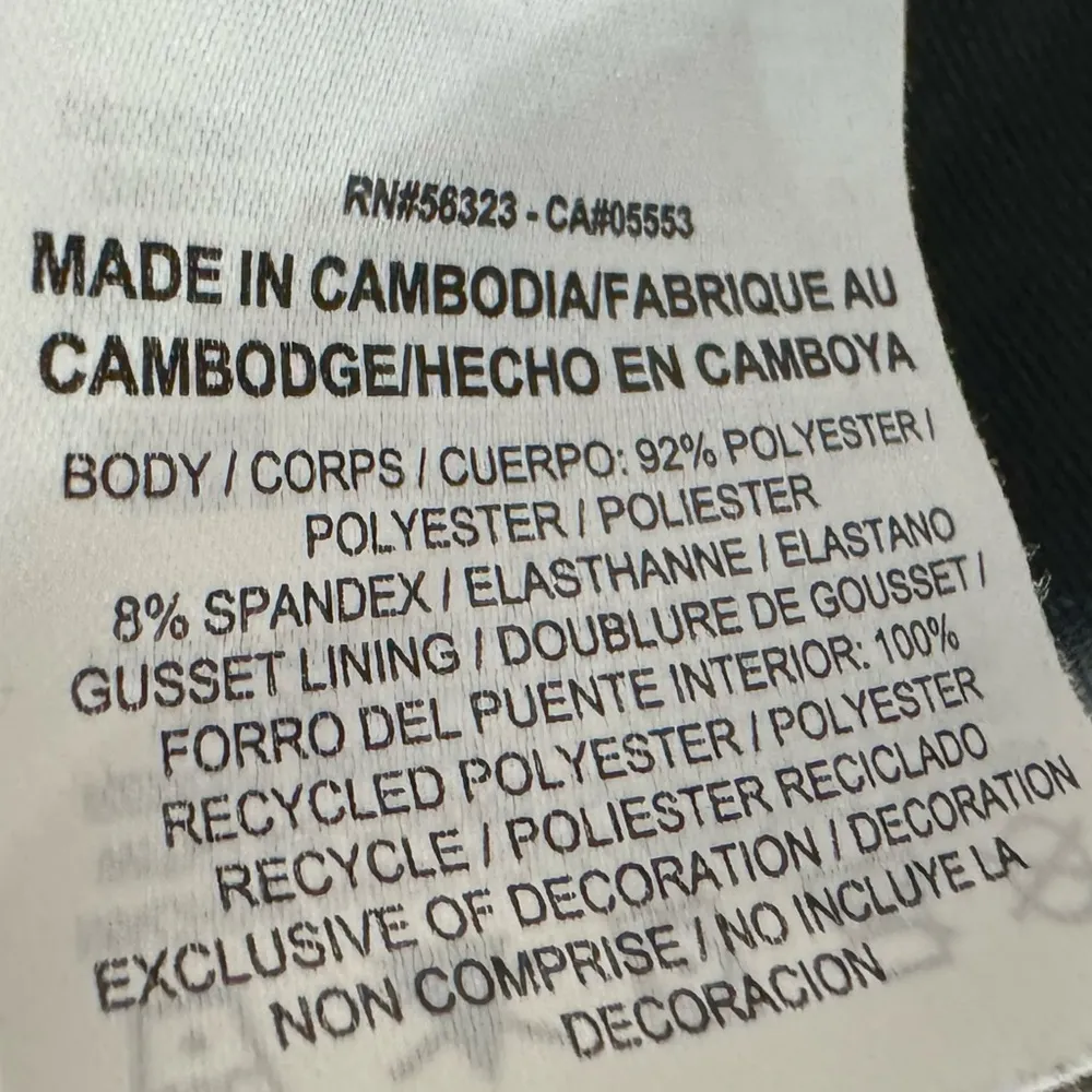 Nike Womens Leggings Black Run Fast Live Fearless Dri-Fit Sz L Athletic Gym Pant - Image 9