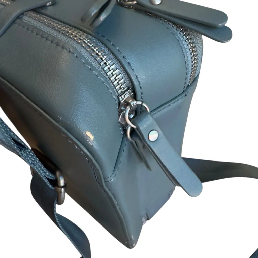 TwelveLittle Companion Crossbody Blue Vegan Leather Small Diaper Bag Purse GUC - Image 7