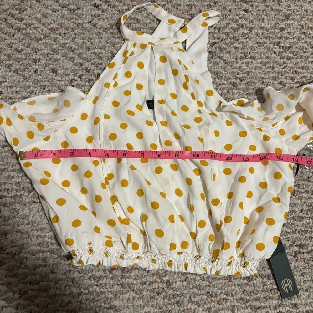 NWT REVOLVE Harmony Top in White & Copper Dot
House of Harlow- Size Small - Image 10