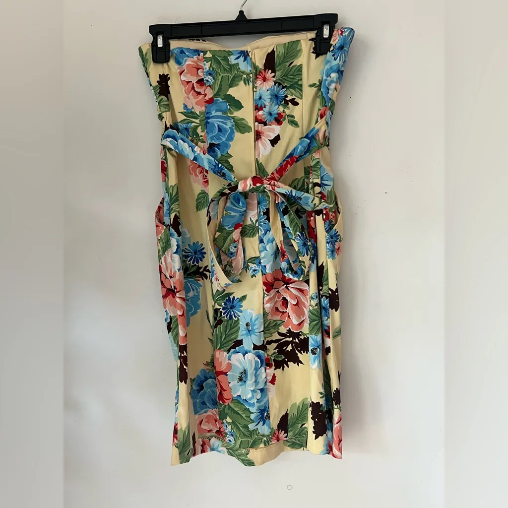 Teeze Me Strapless Floral Print Dress Size 7 (2-4) regular women’s - Image 5