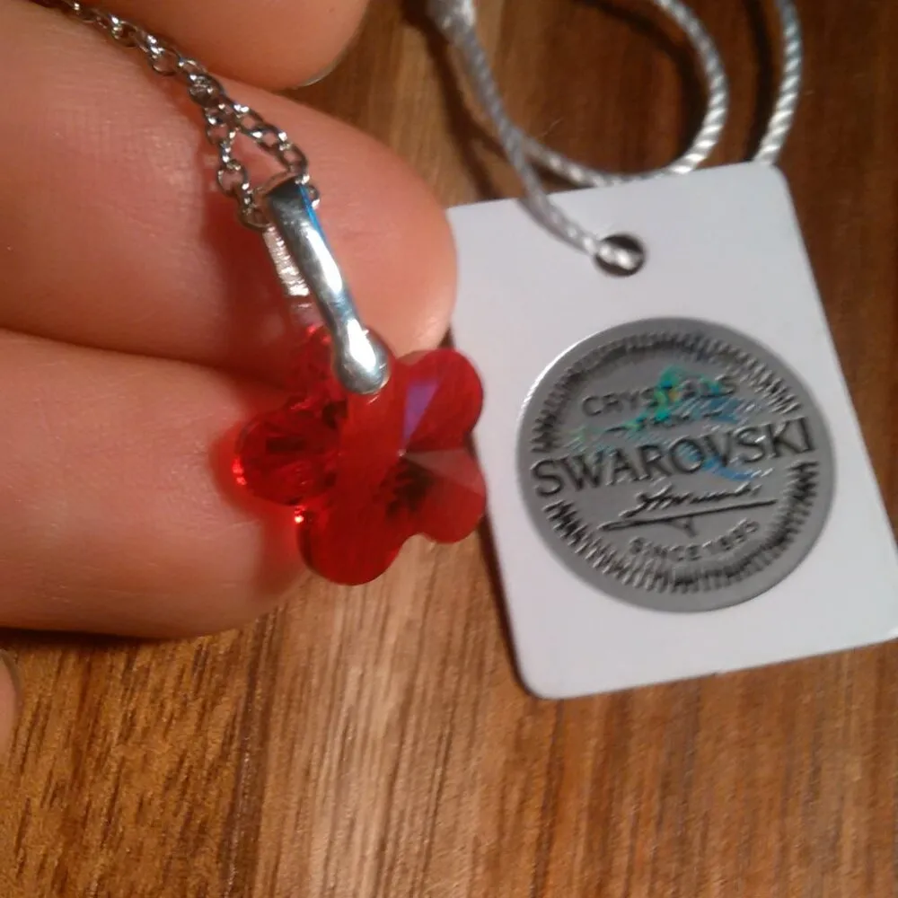 Swarovski Austrian Crystal Star Shaped Pendant Necklace - Image 9