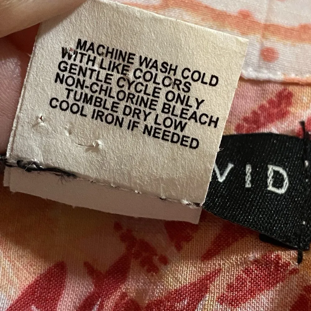 Fred David Too Blouse Women 1X Floral Rolled Up Sleeve Popover Bloomcore Spring - Image 7