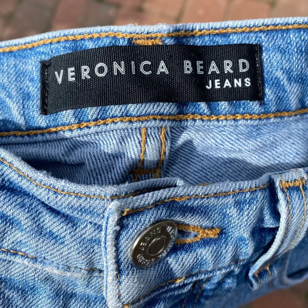 Veronica Beard Ines Jeans Demin 10.75” Girlfriend Surfside Women's Size 29 - Image 10