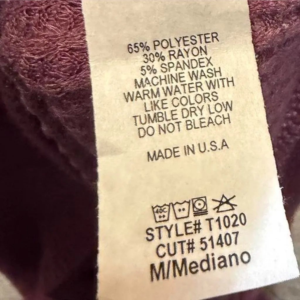 ‎Waffle Brushed Knit V Neck Top - Image 13