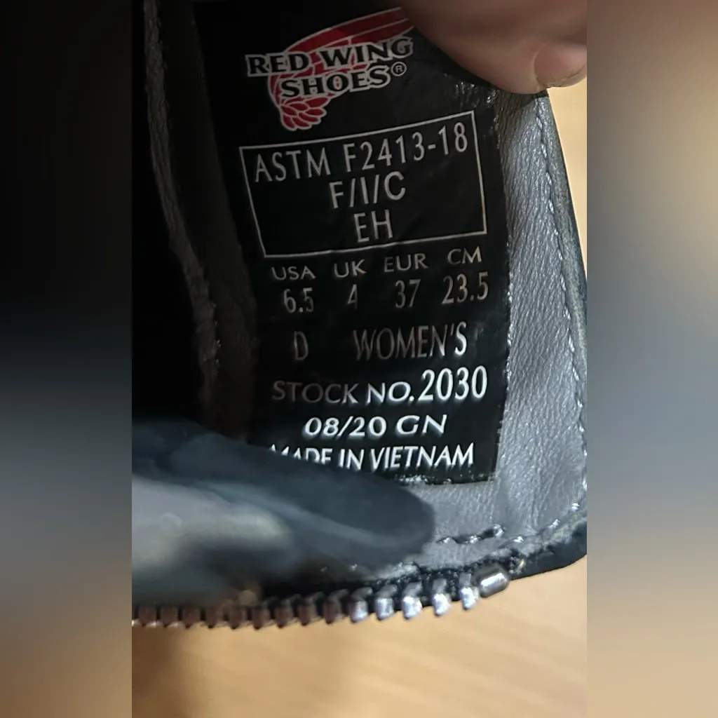 Ladies 6.5 ‘Worx’ Red Wing 2030 Zero - Image 8