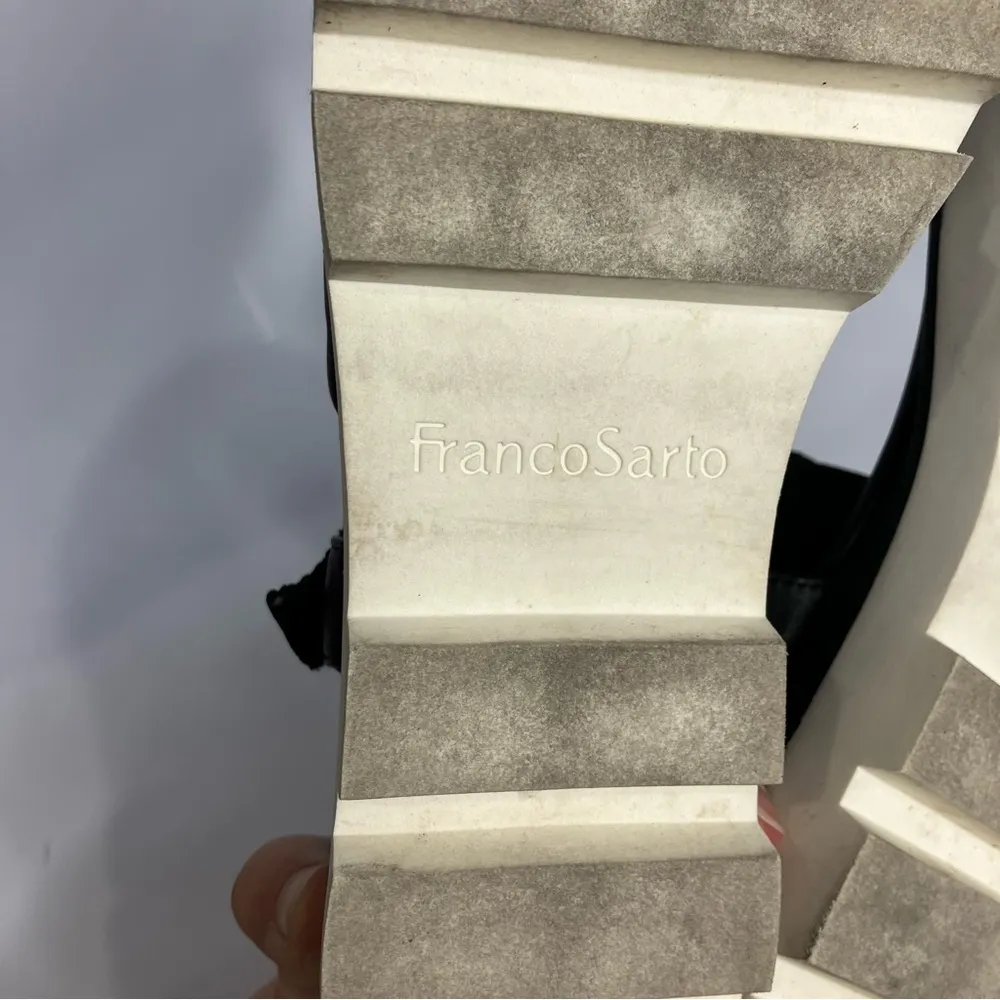 Franco Sarto Urla sandals black white womens size 10 trendy modern casual - Image 10