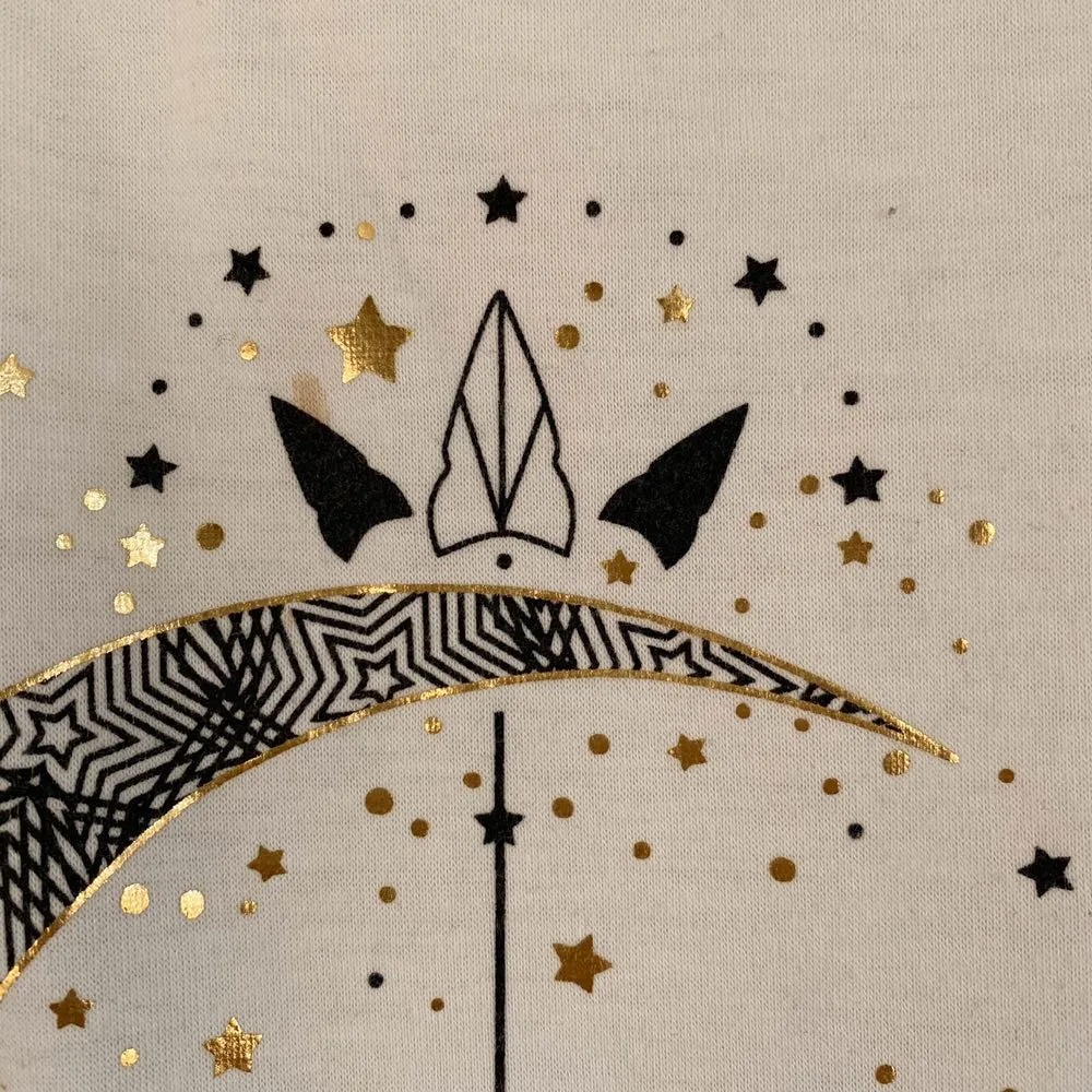 Crescent dream catcher white tank top - Image 4