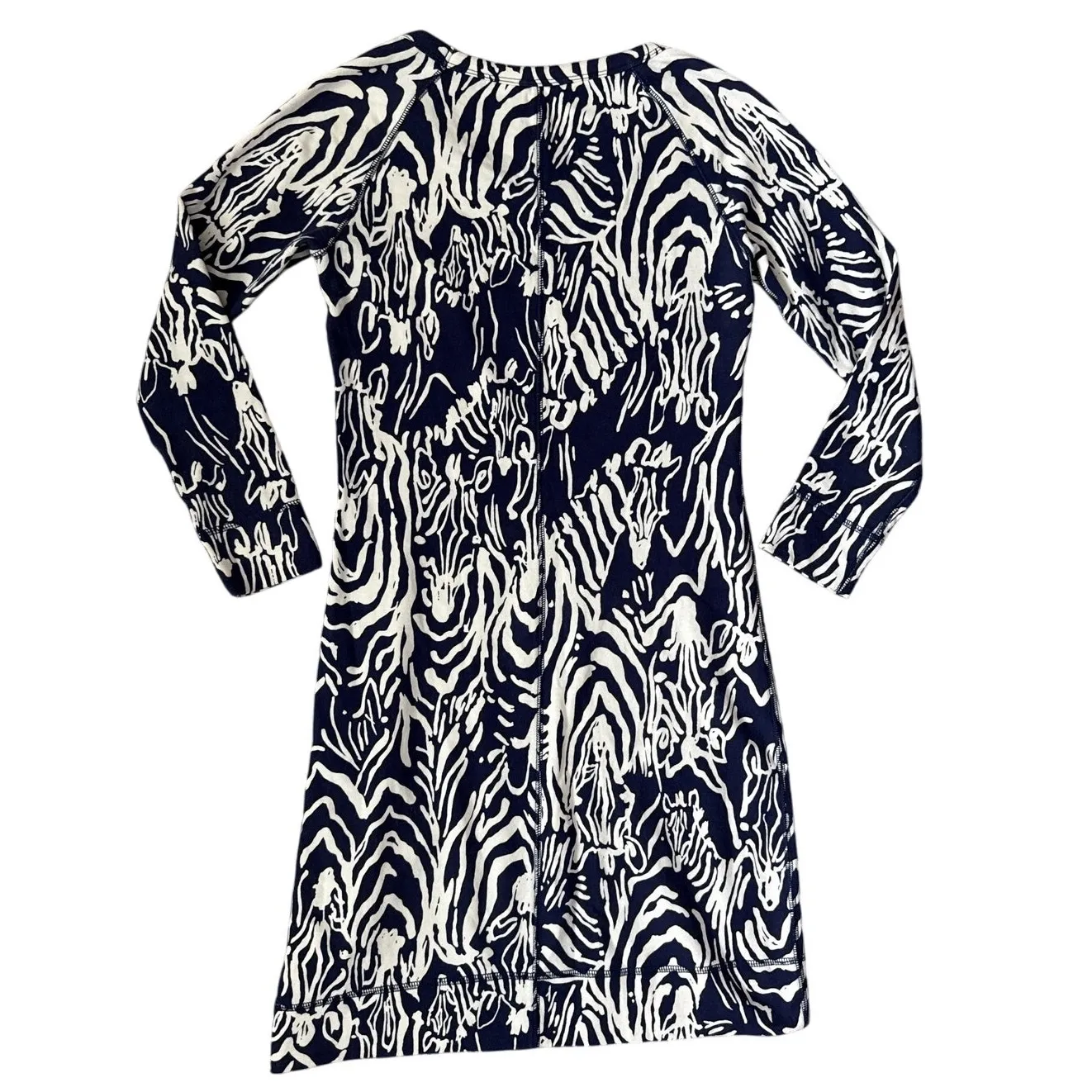 Lilly‎ Pulitzer Preston French Terry Shirt Dress  Entourage Zebra Stripe Size XS - Image 9