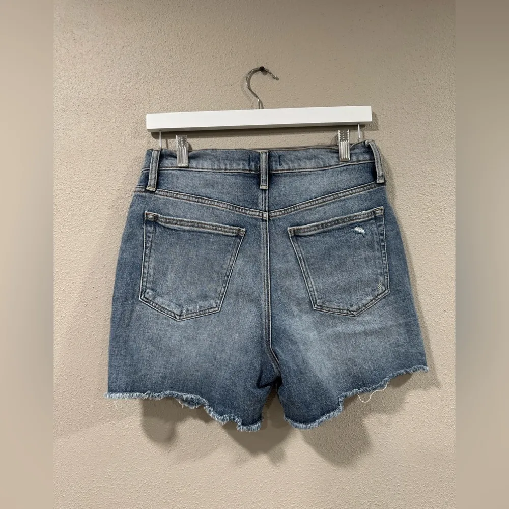 Silver 90’s Baggy Jean Shorts - Image 2