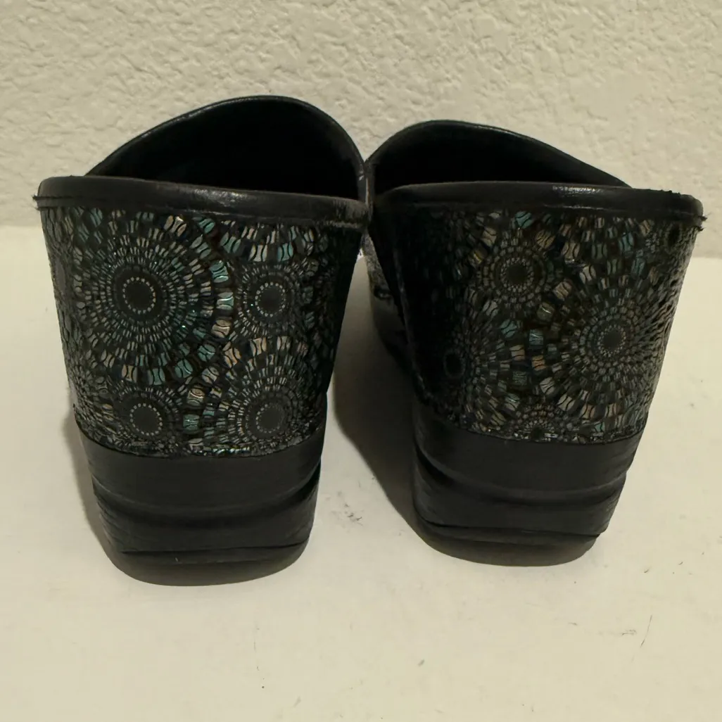 Dansko Professional Medallion Metallic Sunburst Clog Black Multi EU 40 / US 10 - Image 11