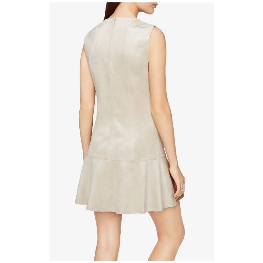 💕BCBGMAXAZRIA💕 Faux Suede Dress - Image 4