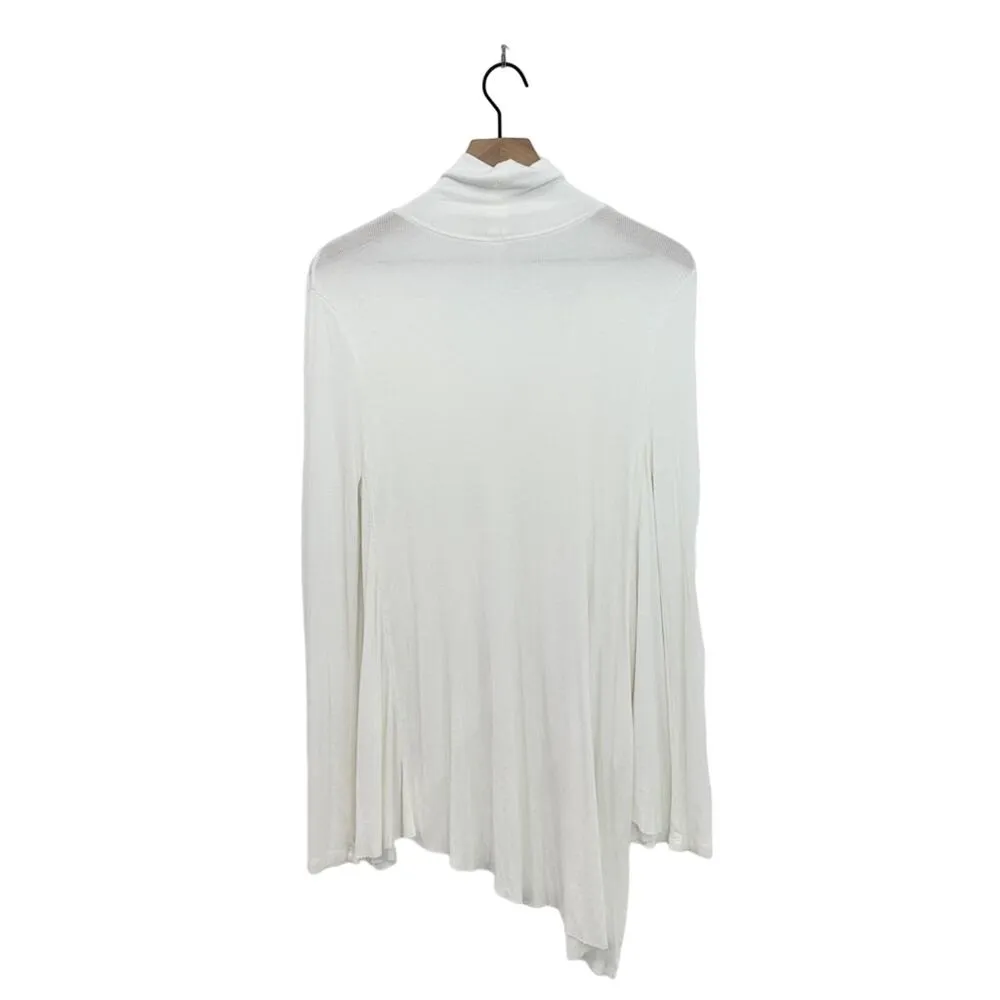 Free People Uptown Turtle Long Sleeve Top Ivory Choker Size XS Bohemian boho - Image 3