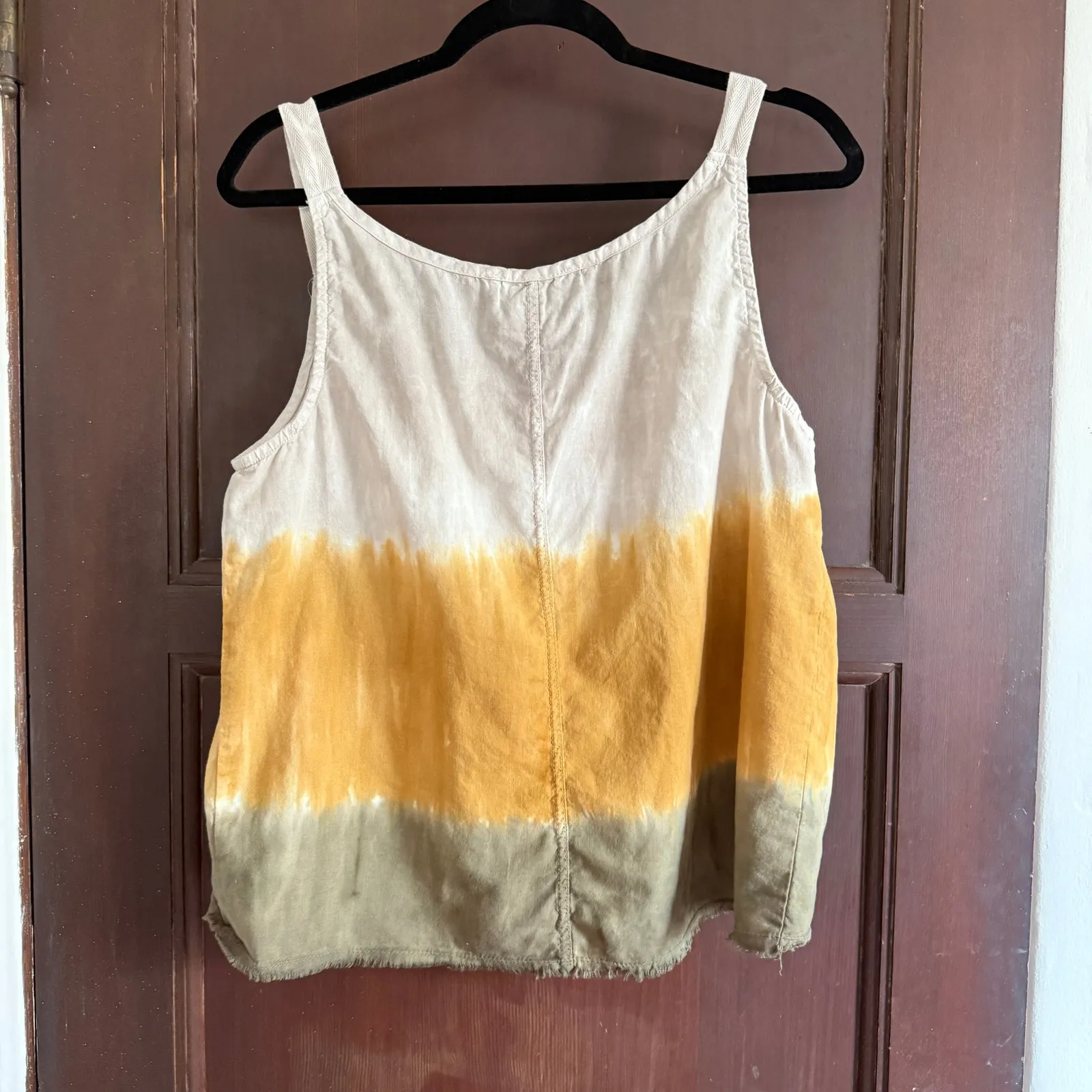 WEARABLES XCVI | Shawnie Linen Billowy Pintuck Tank | Tricolor - Image 3
