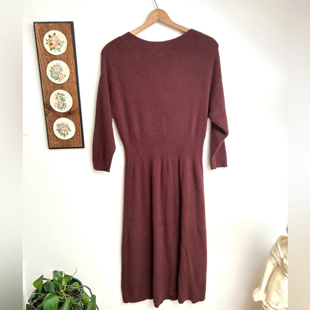 Soft Brown Knit Sweater Dress NWT XL - Image 4