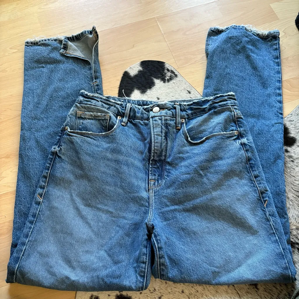 GOOD‎ AMERICAN good american Good Boy in Indigo263 Slit Size 10/30 - Image 2