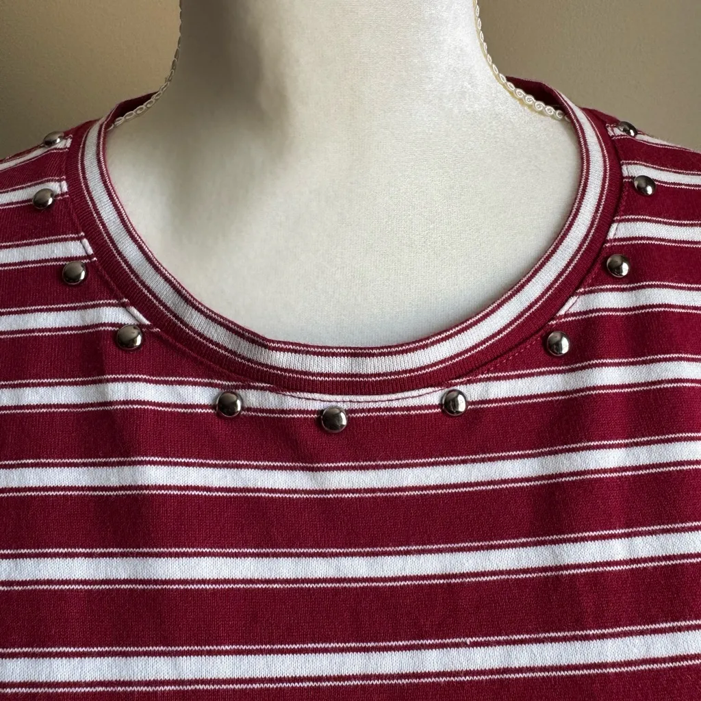 NWT Kate Spade Broome Street Stripe Fringe Top, $118 Retail - Image 3