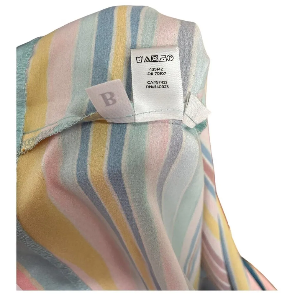 Ann Taylor Loft Womens S Petite Striped Career Tank Shift Dress Sleeveless Multi - Image 10