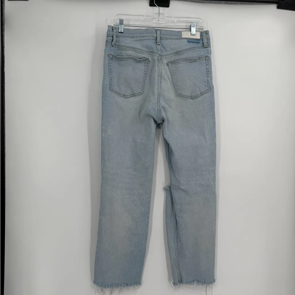 RE/DONE 70s stove pipe distressed button fly‎ jeans 31 - Image 2