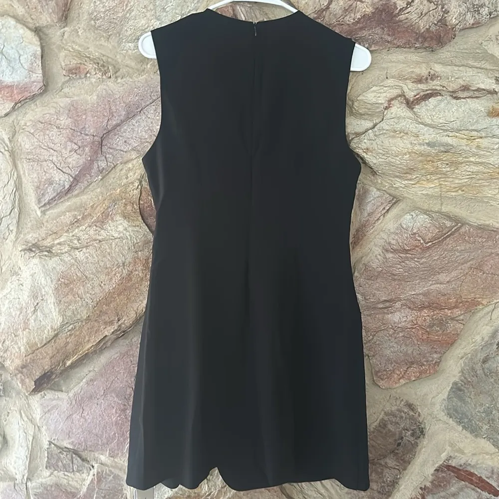 Commense Golden Rose Button Pocket Split Dress size L Black Size L - Image 6