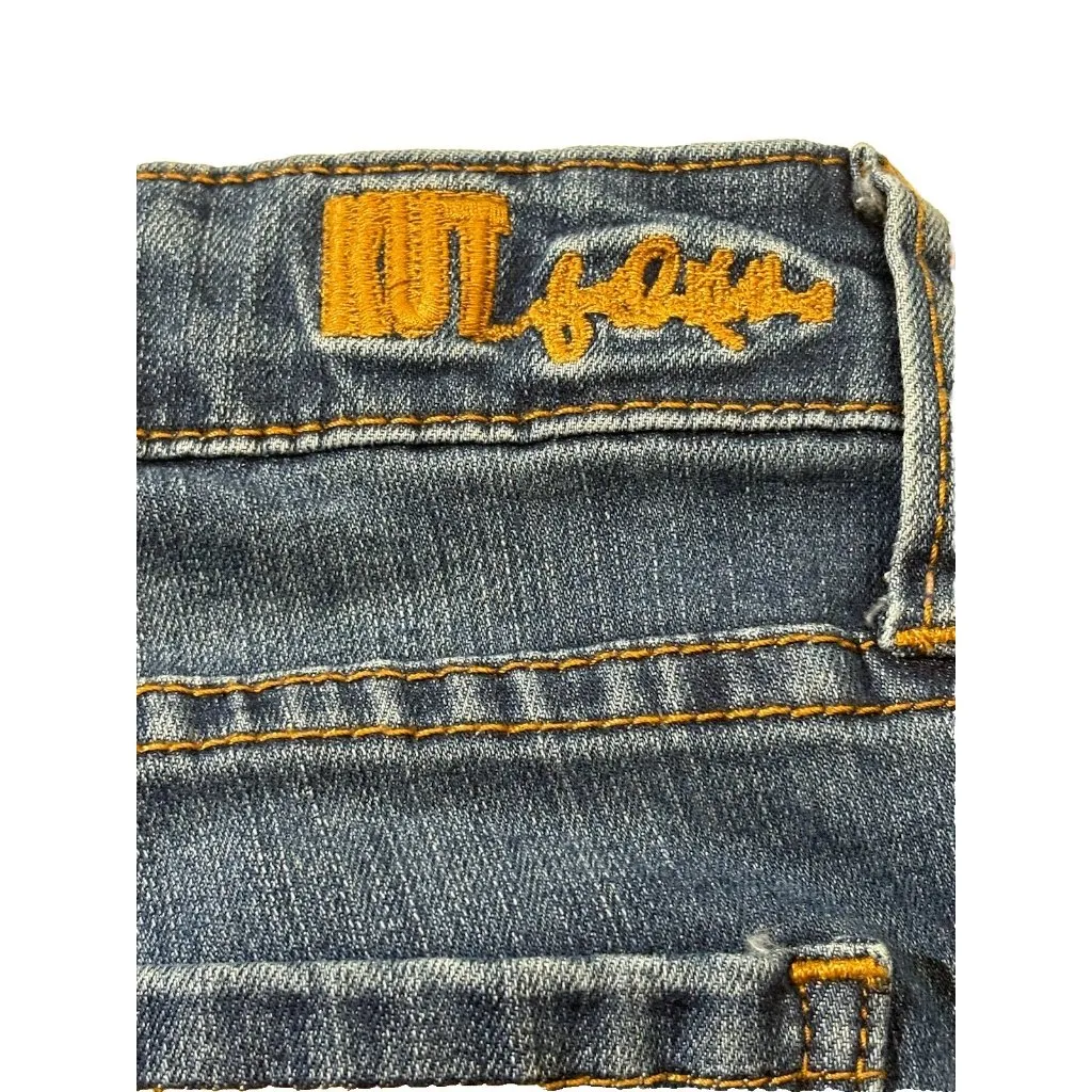 Kut from the Kloth Straight Leg Jeans Women’s Size 8 Whiskering - Image 4