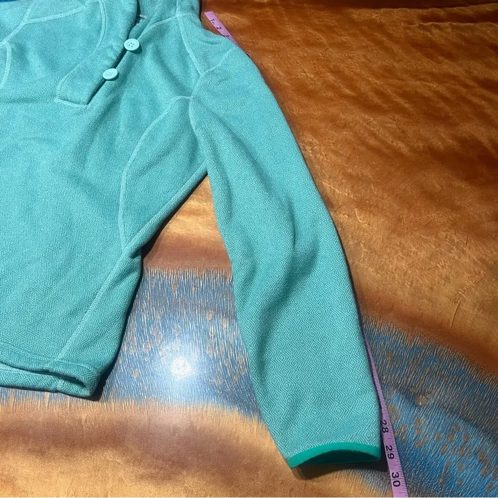 The North Face Crescent Ridge Fleece Pullover jacket seafoam Green medium - Image 11