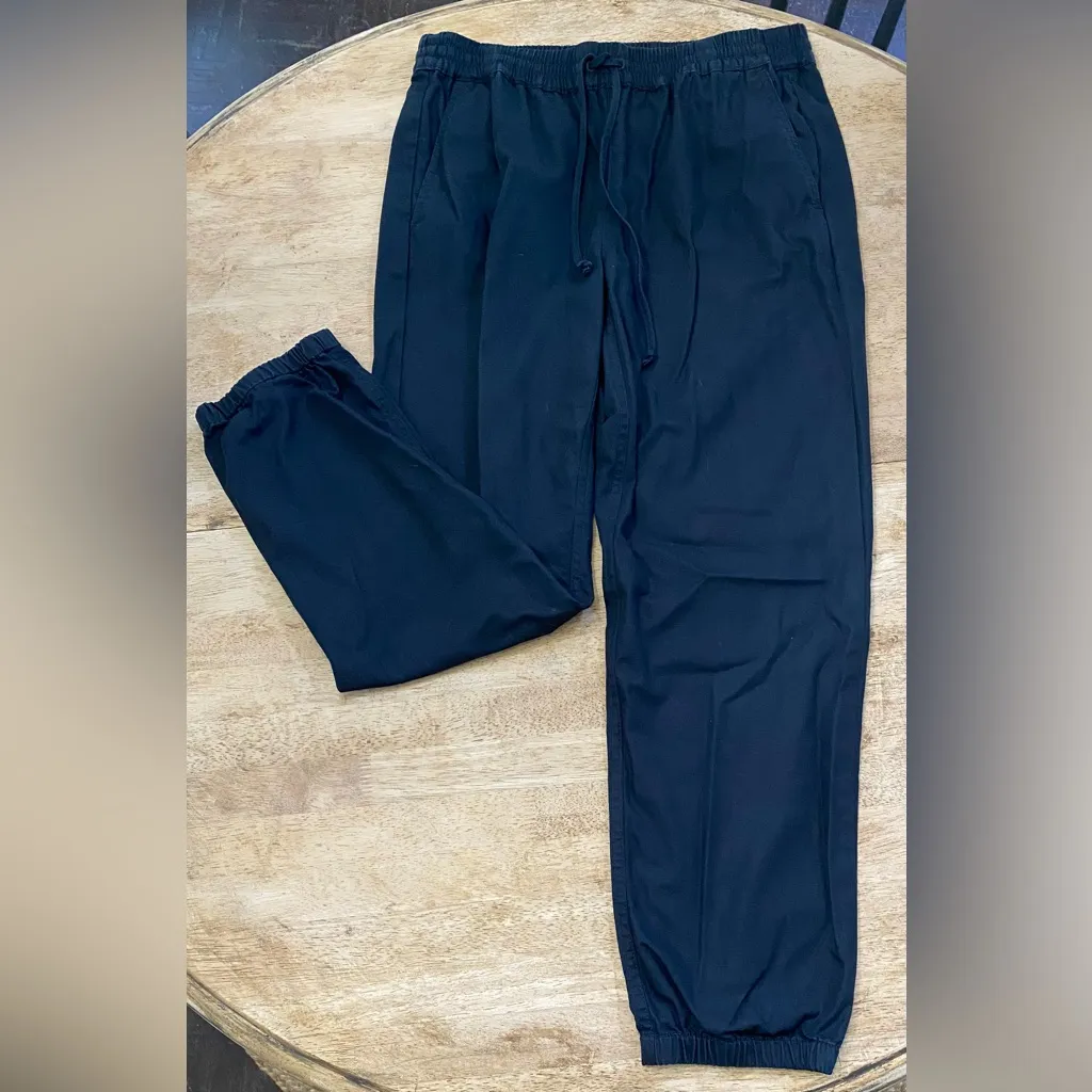 J‎ Crew Women’s Size 4 Black 26” Soft Twill Joggers - Image 5