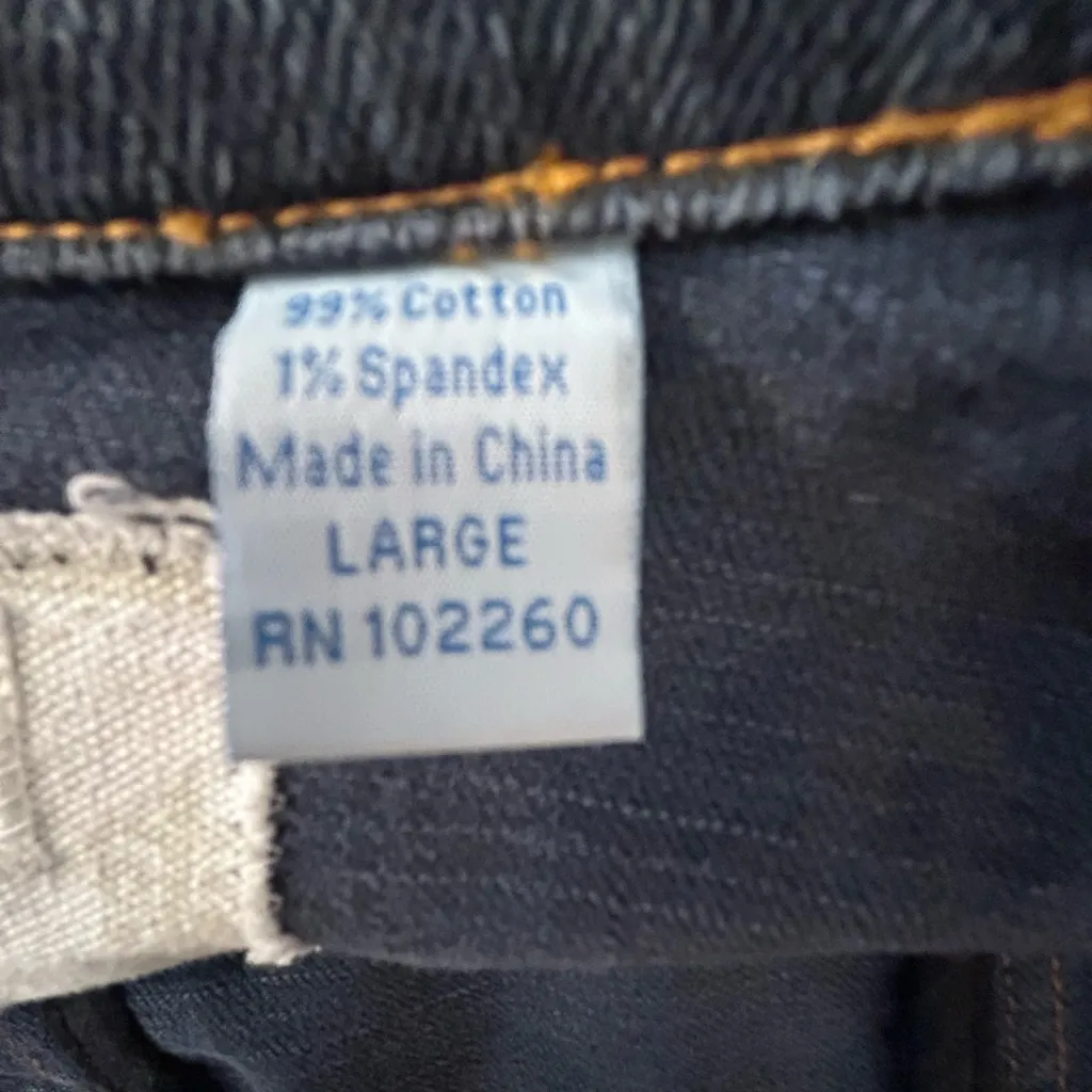 Vintage Y2K Sperry Double breasted stretch Jean Jacket - Image 7