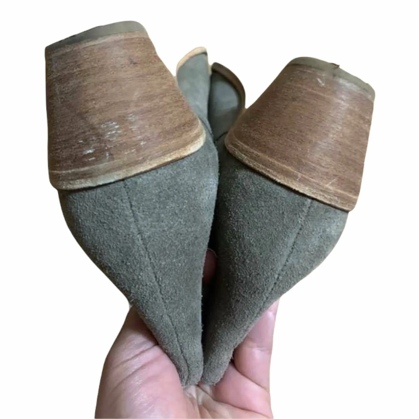 Joie‎ Barlow Suede Pointed-Toe Bootie Cement - Image 4