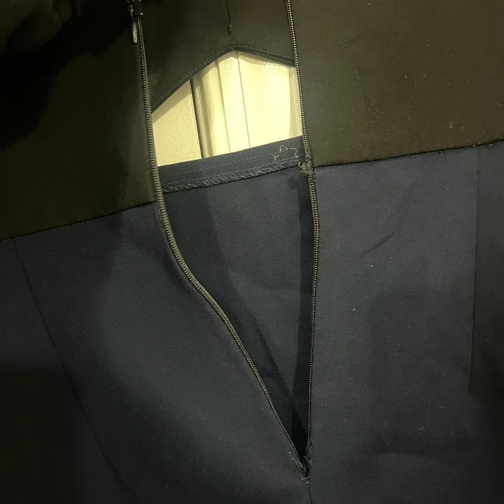 FLAWED Jill Jill Stuart Blue Midnight Cutout Sheath Dress Size 8 US $368 - Image 5