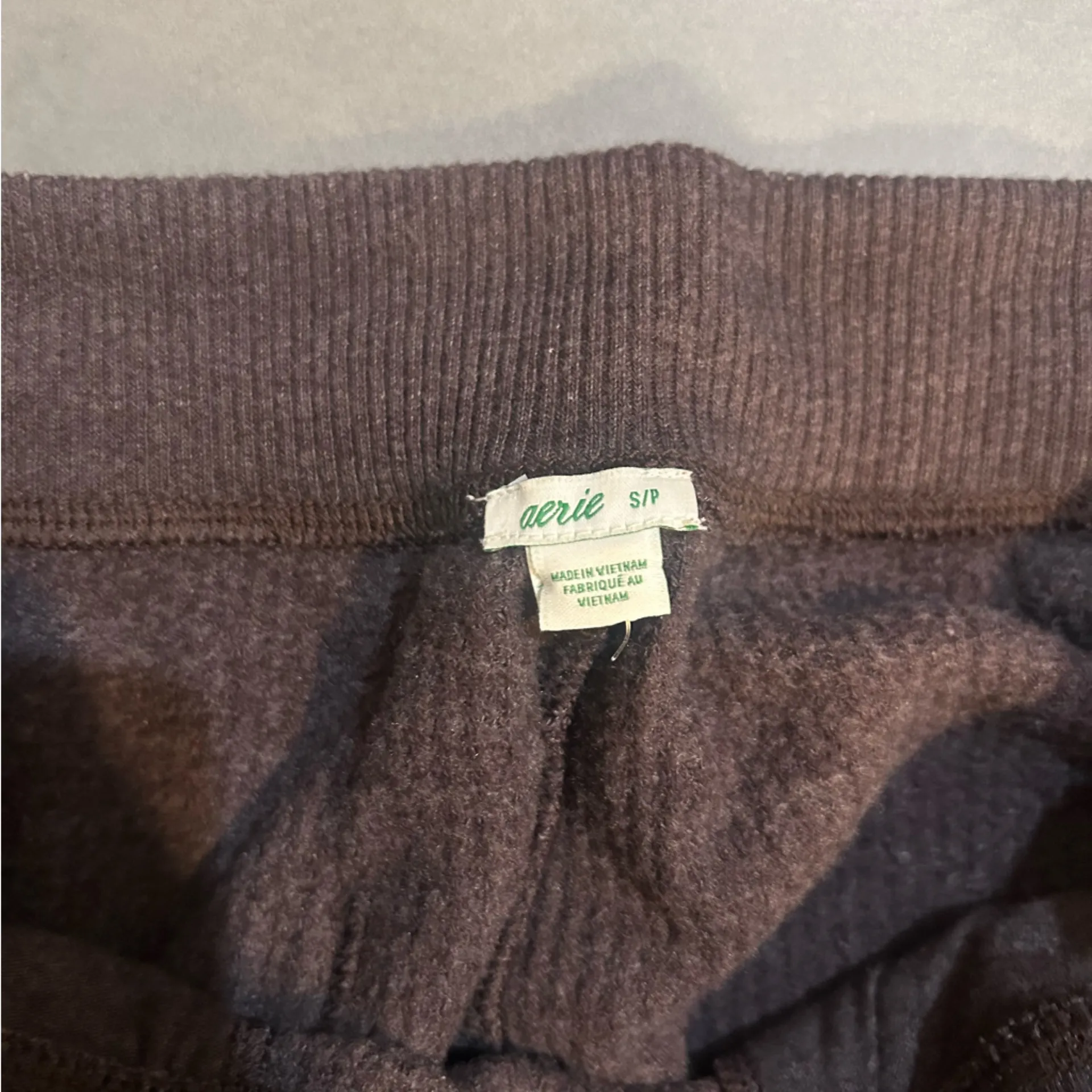 Aerie Waffle Knit Joggers in Dark Gray - Image 4