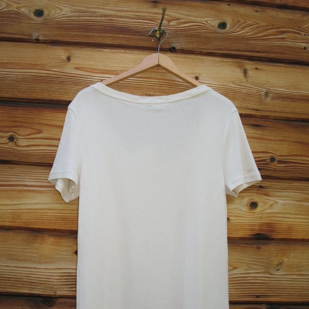 NWT Barefoot Dreams Malibu Organic Cotton T Shirt Midi Dress - Image 7