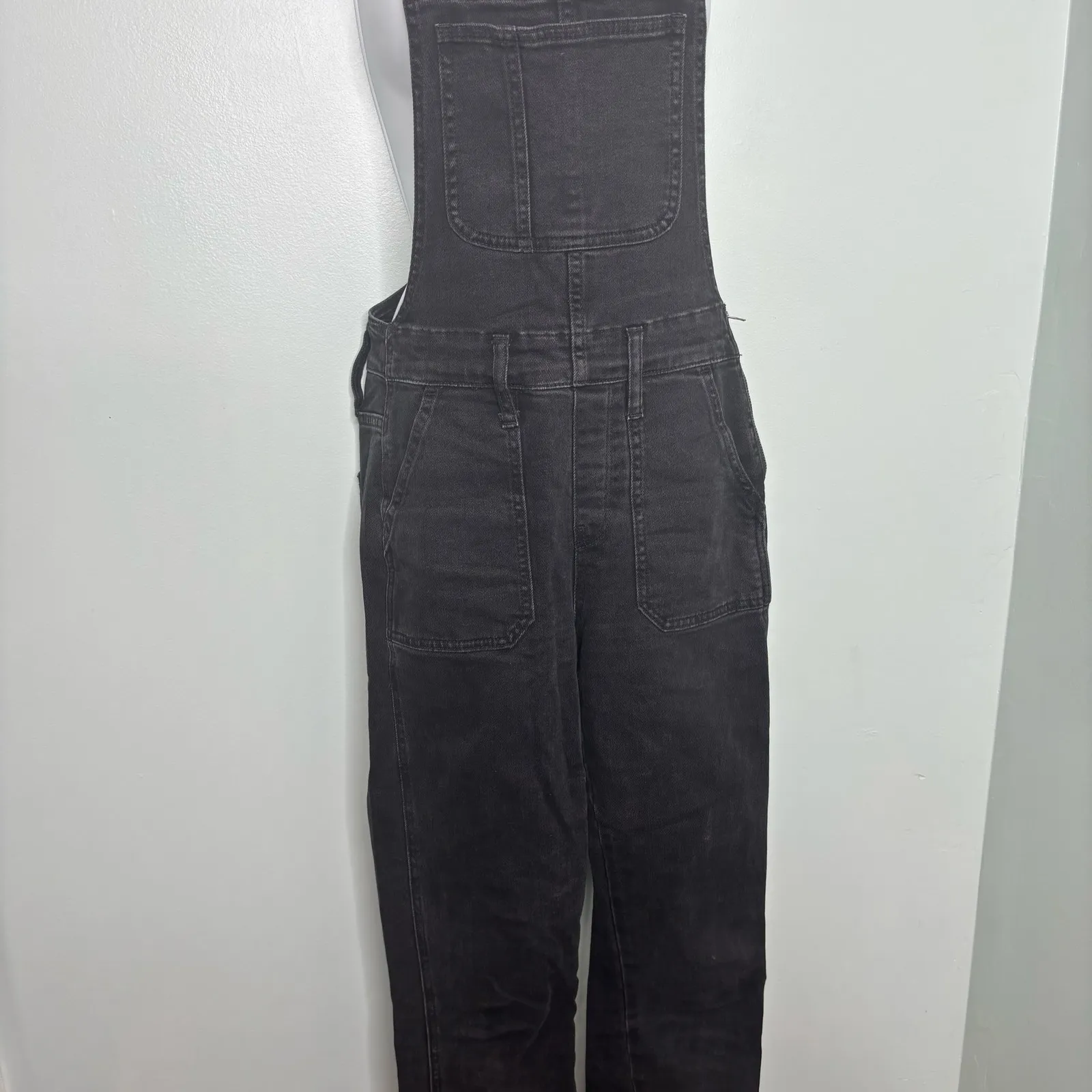 Madewell Tall Skinny Overalls in Lunar Wash XS - Image 8