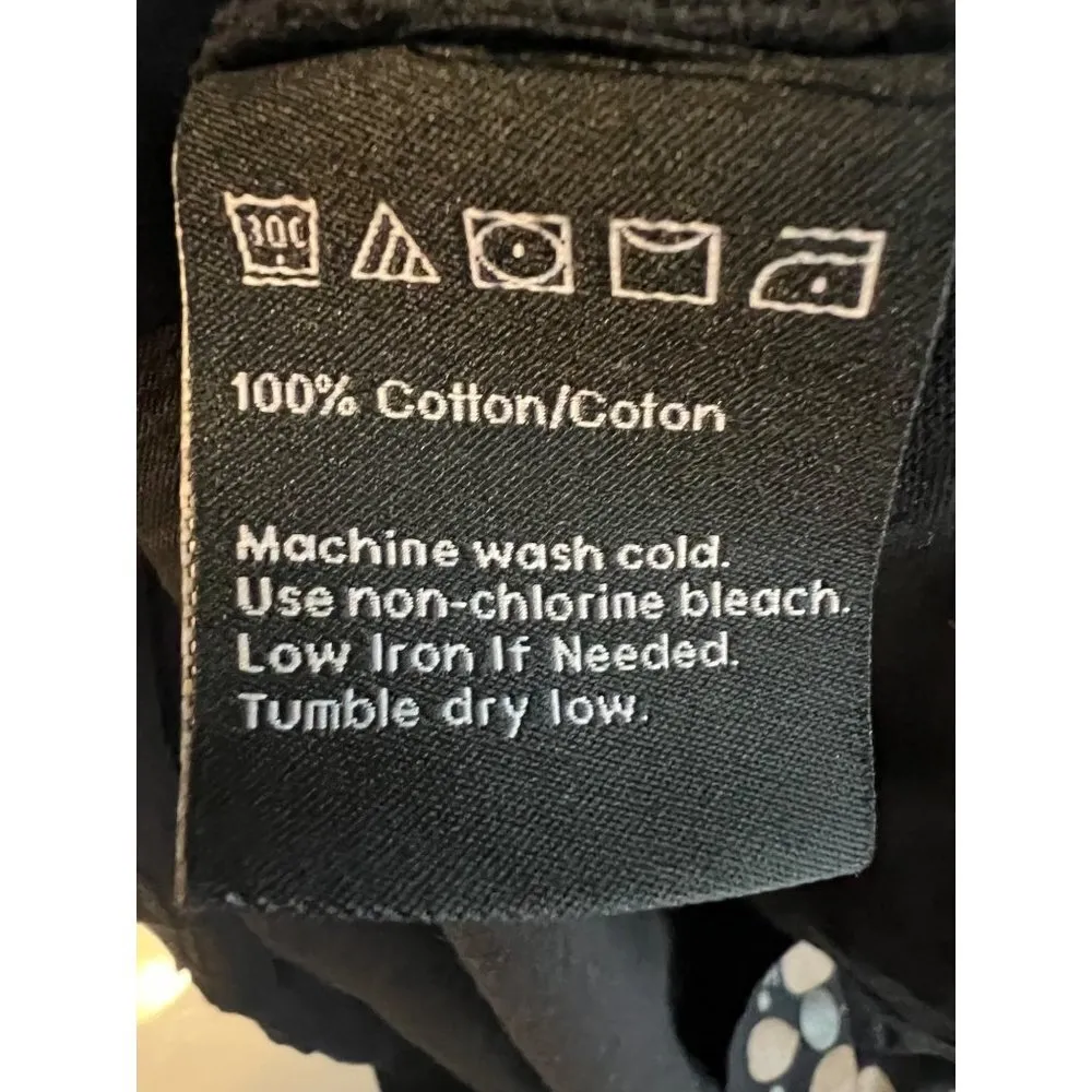 Dear Creatures Short Sleeved Fit & Flare Dress XS Twee Black - Image 6