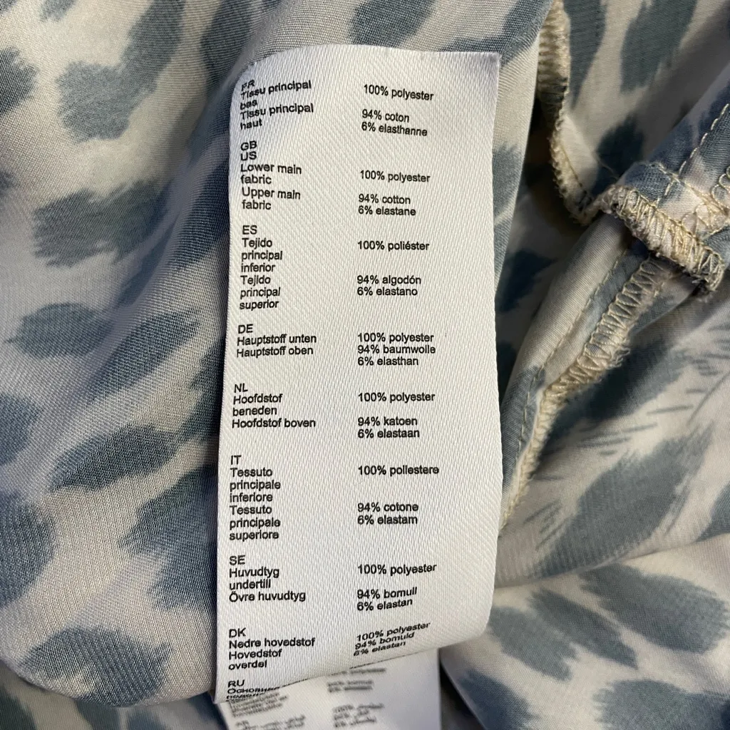 Maje Raprile Leopard Print Layered Look Tie Front Midi Dress - Sz 40/US L 🧡🎀 - Image 13