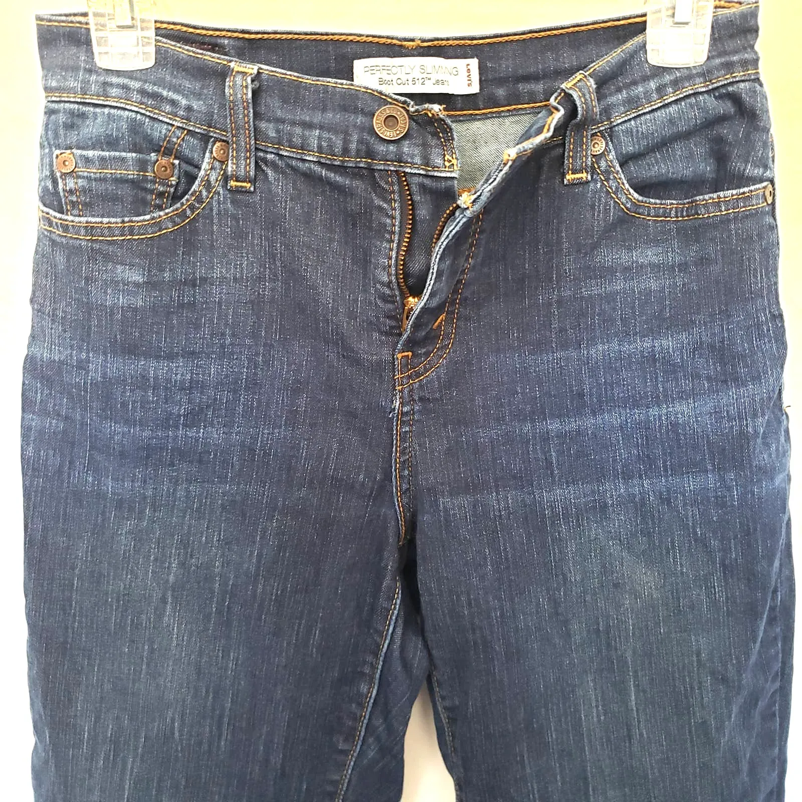 Levis Women 512 Y2K Womens Jeans Sz 8 S/C Preppy Perfectly Slimming Boot Cut - Image 3