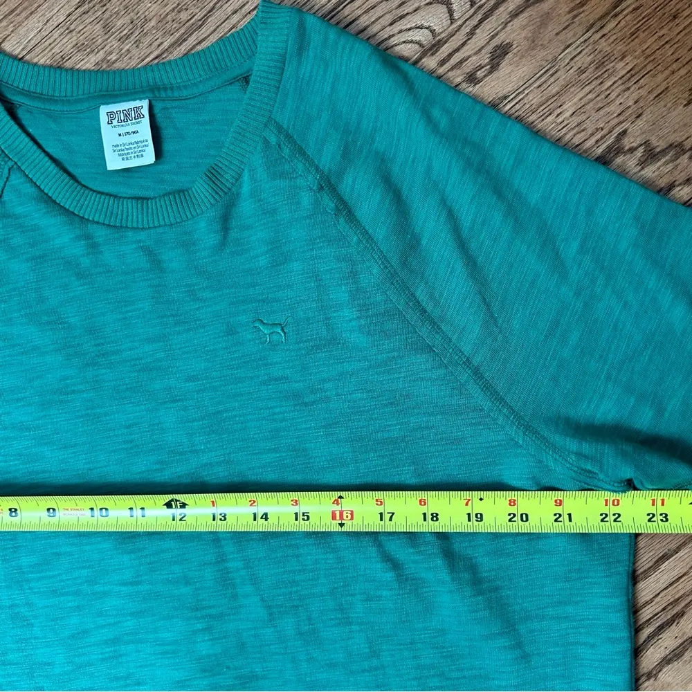 PINK VS | Summer Lounge Cotton Short Sleeve Cropped Oversized Shirt Size M - Image 10