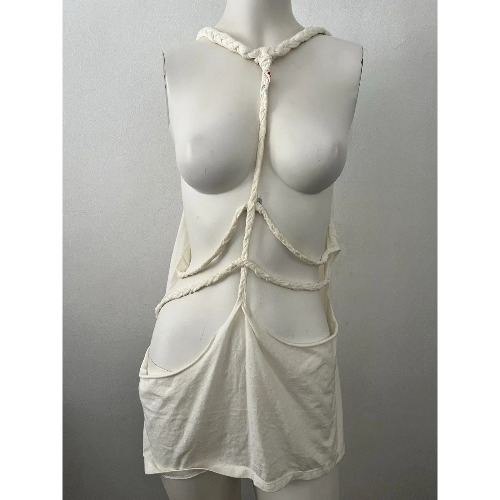 Hanes Tank Top M Twist Knot Fairy Romantic Whimsical Bohemian Grunge Indie Punk - Image 2