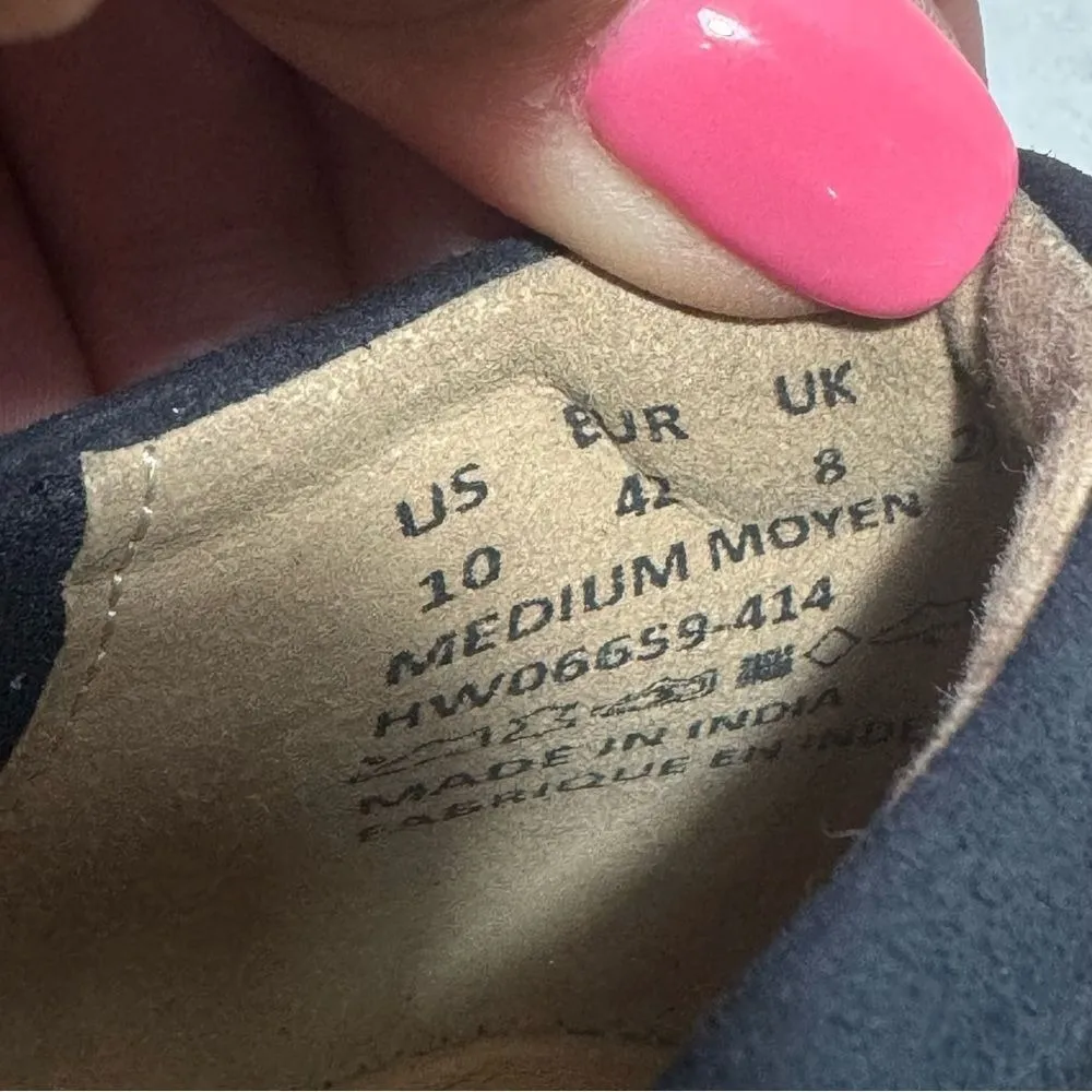 Hush Puppies Bounce Navy Suede Flats Size‎ 10 - Image 5