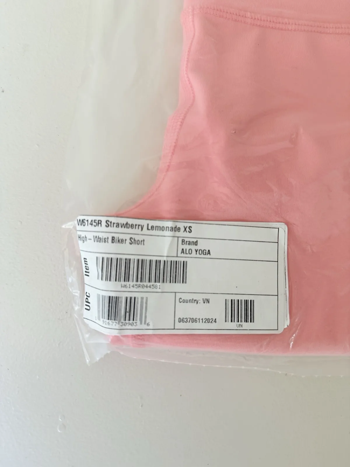 Alo yoga  Xsmall NWT 7" High-Waist Biker  NWT 7" High-Waist Strawberry Lemonade - Image 6