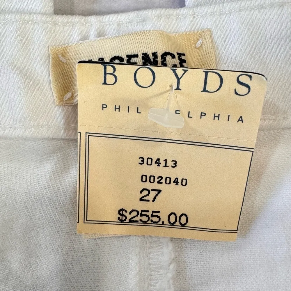 L’Agence Nadia High Rise Cropped Straight Blanc White Capri Jeans Revolve - Image 10