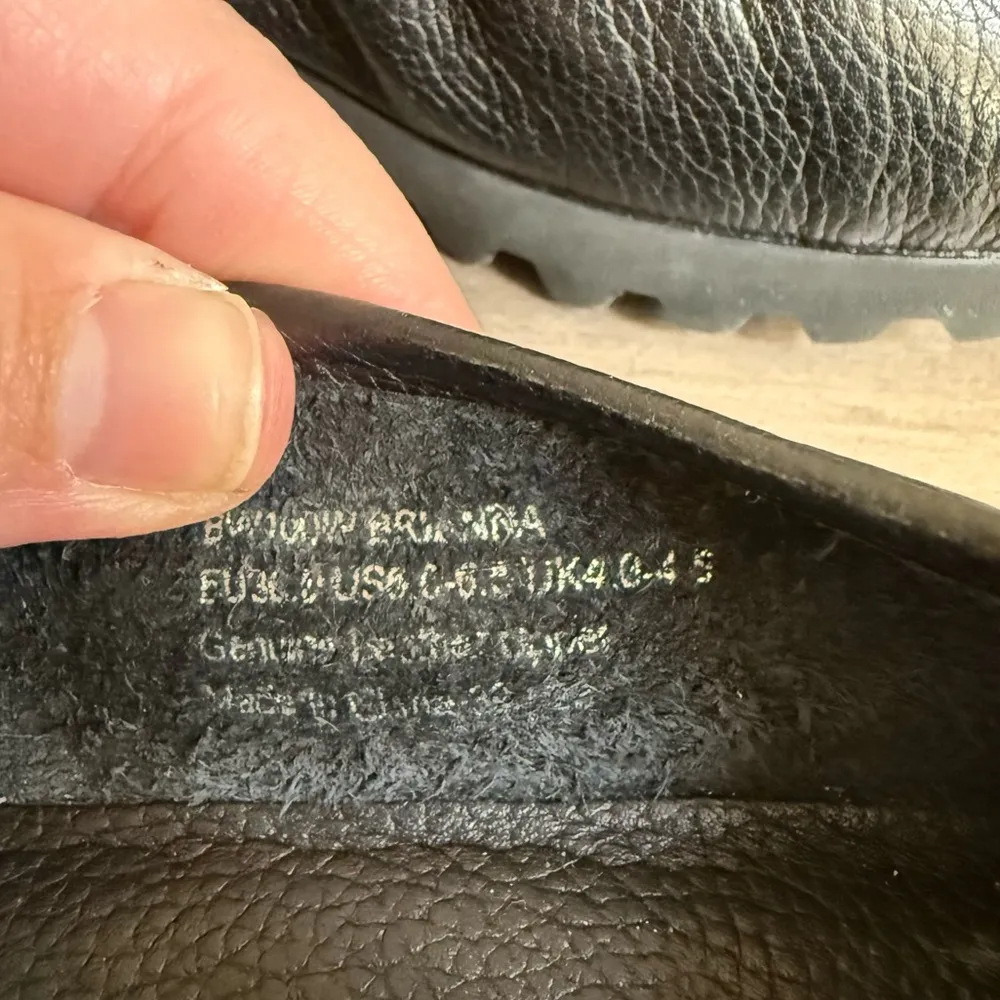 Aetrex Black Leather Brianna Ballet Flat Size 6 - Image 8