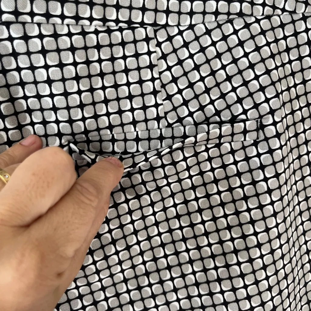 Alfani Plus Size 16W Gingham Slim Fit Pull On Tummy Control Ankle Stretch Pants - Image 7