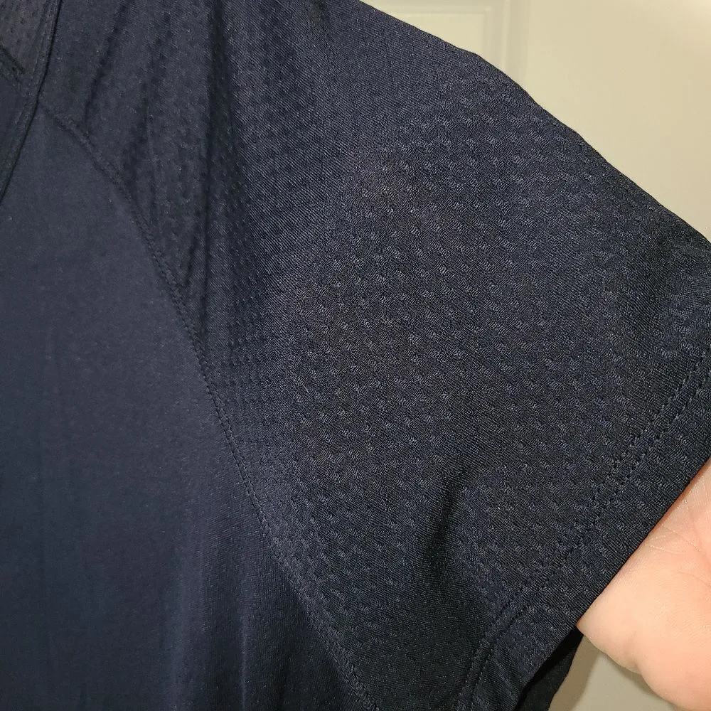 RBX Moisture Wicking Active Short sleeve shirt Blue Size XL - Image 3