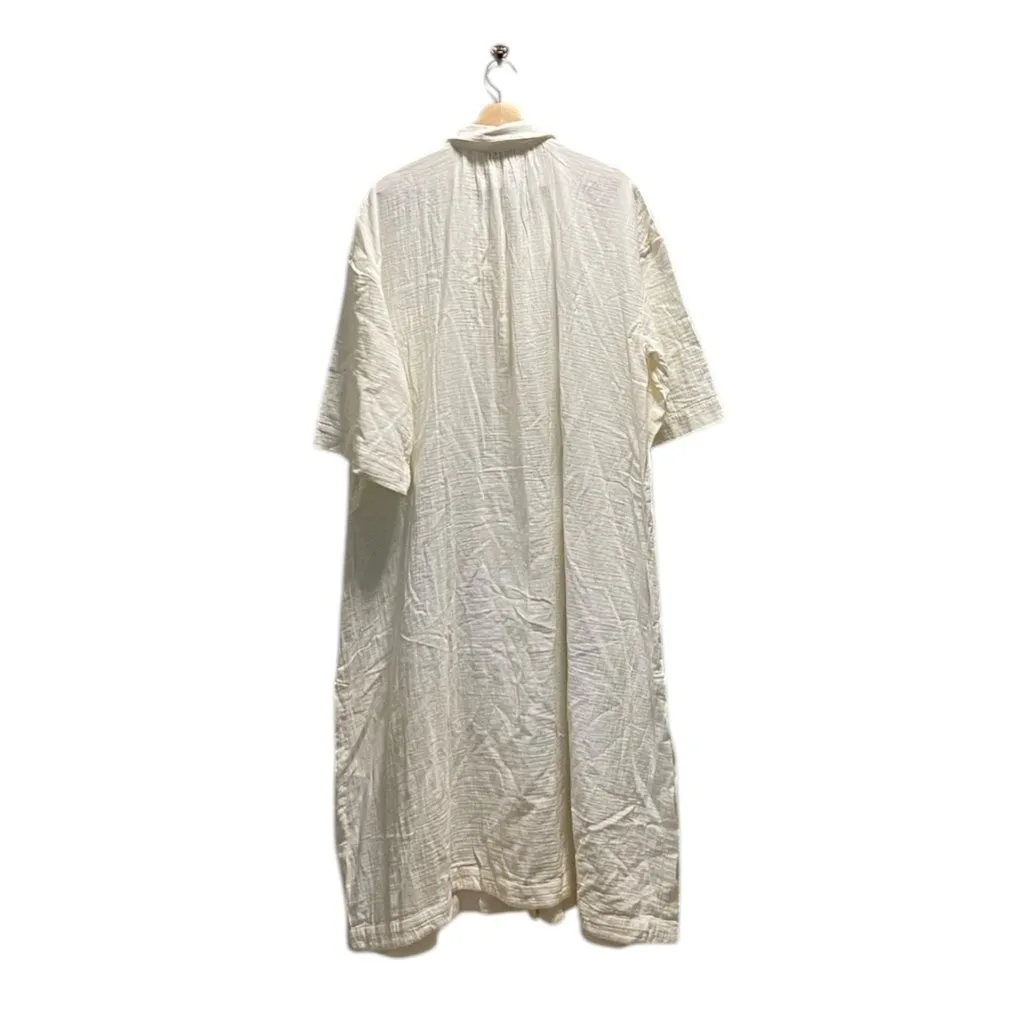 Madewell Lightspun Cover-Up Maxi Dress Cream Size XL NWT - Image 13