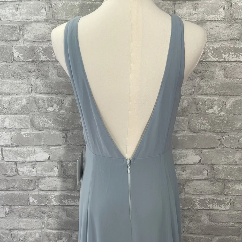 Show Me Your MuMu Jenn Blue Backless Gown - Image 5