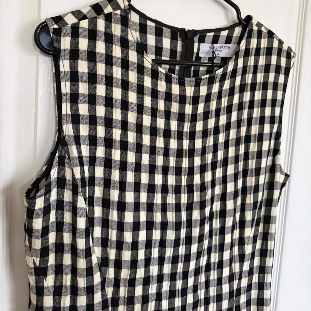 MM LaFleur NEW The Nyla Dress in Luxe Gingham - Image 8